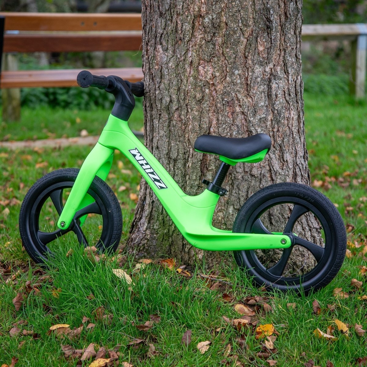 Whizz Balance Bike - Green – Baby Toys & Activity Equipment for children, available at Learning Bugs UK