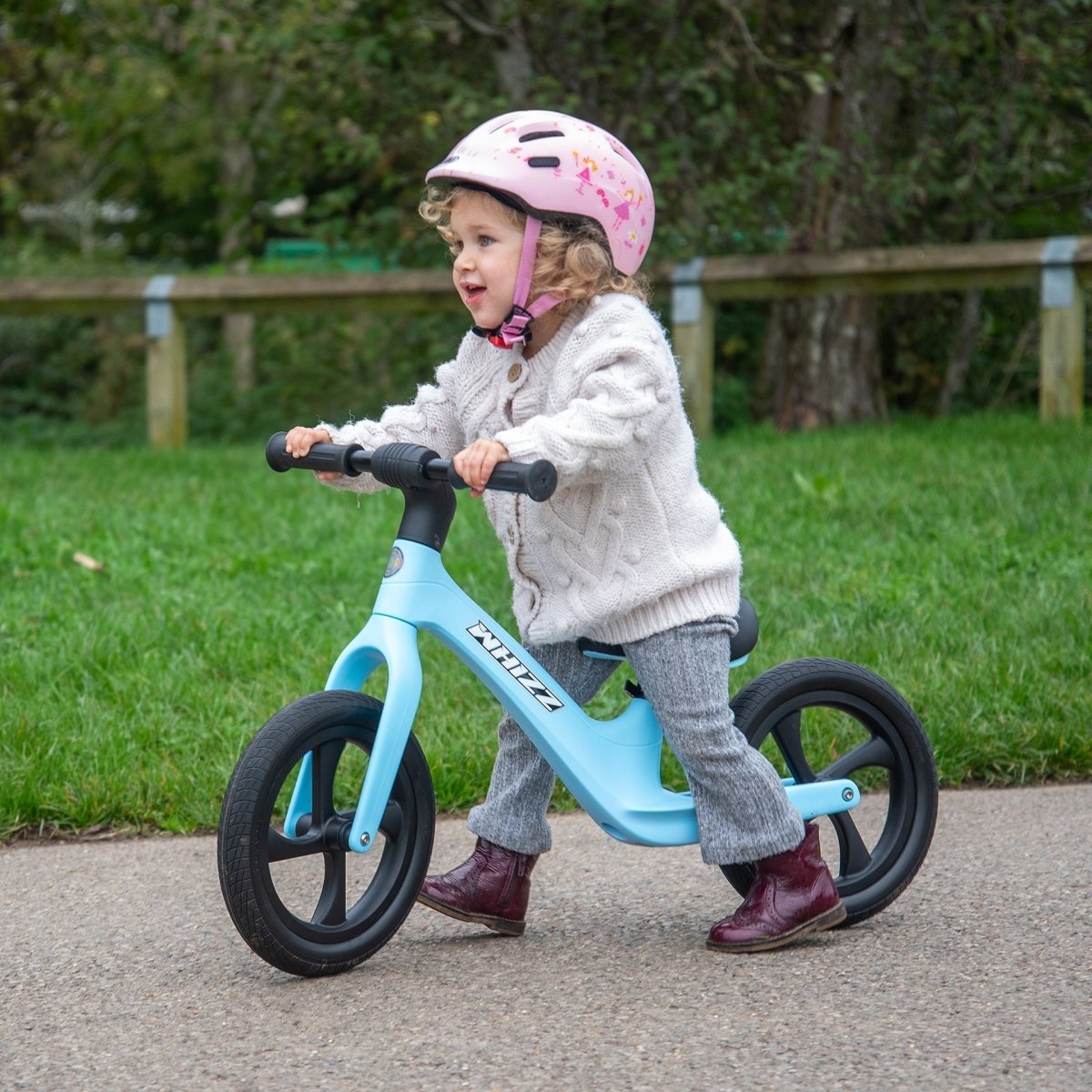 Whizz Balance Bike - Blue – Baby Toys & Activity Equipment for children, available at Learning Bugs UK