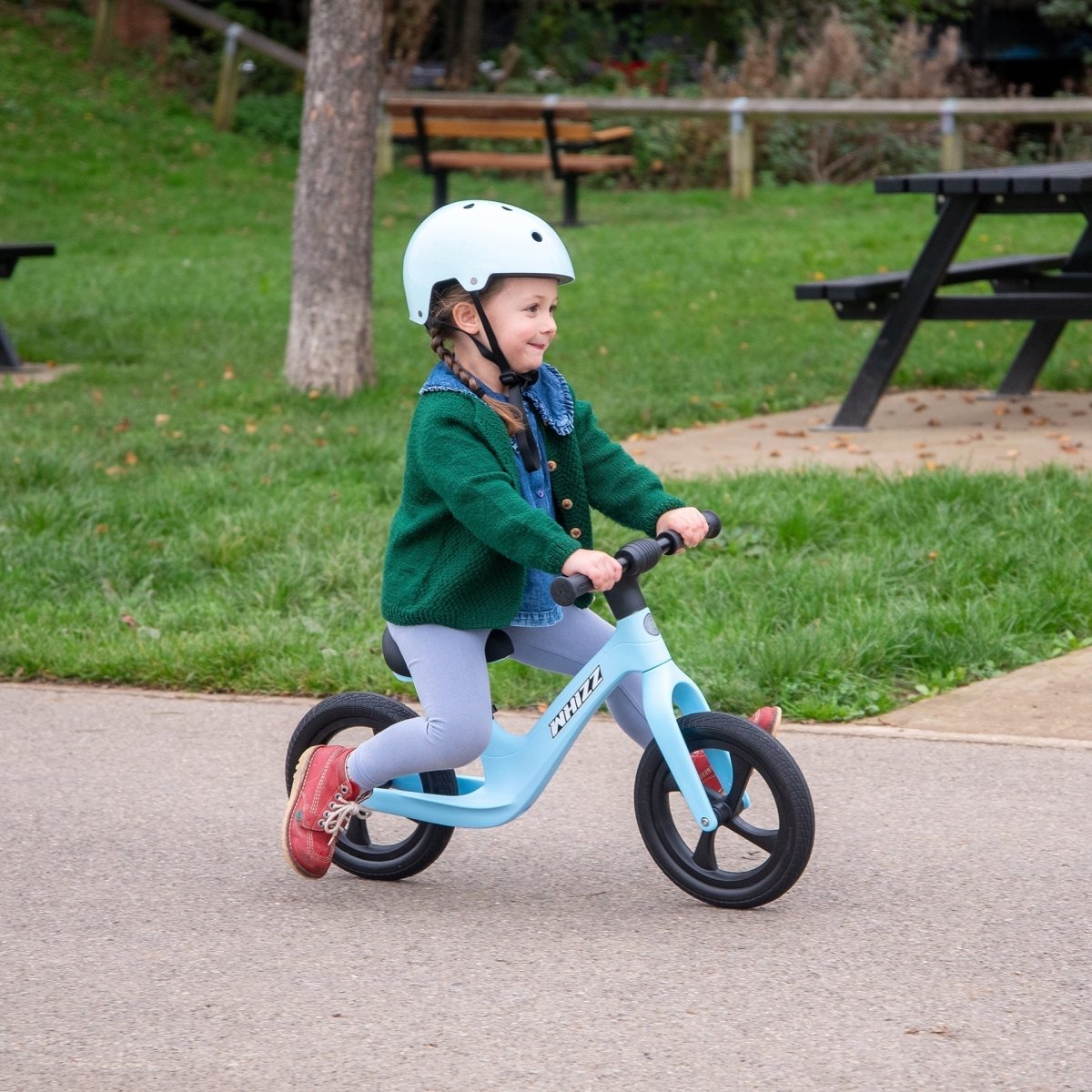 Whizz Balance Bike - Blue – Baby Toys & Activity Equipment for children, available at Learning Bugs UK
