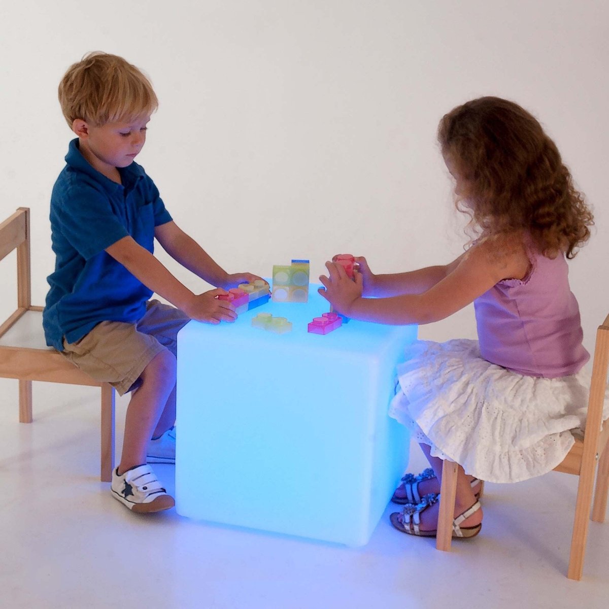 Sensory Glow Cubes – Sensory Mood - for children, available at Learning Bugs UK
