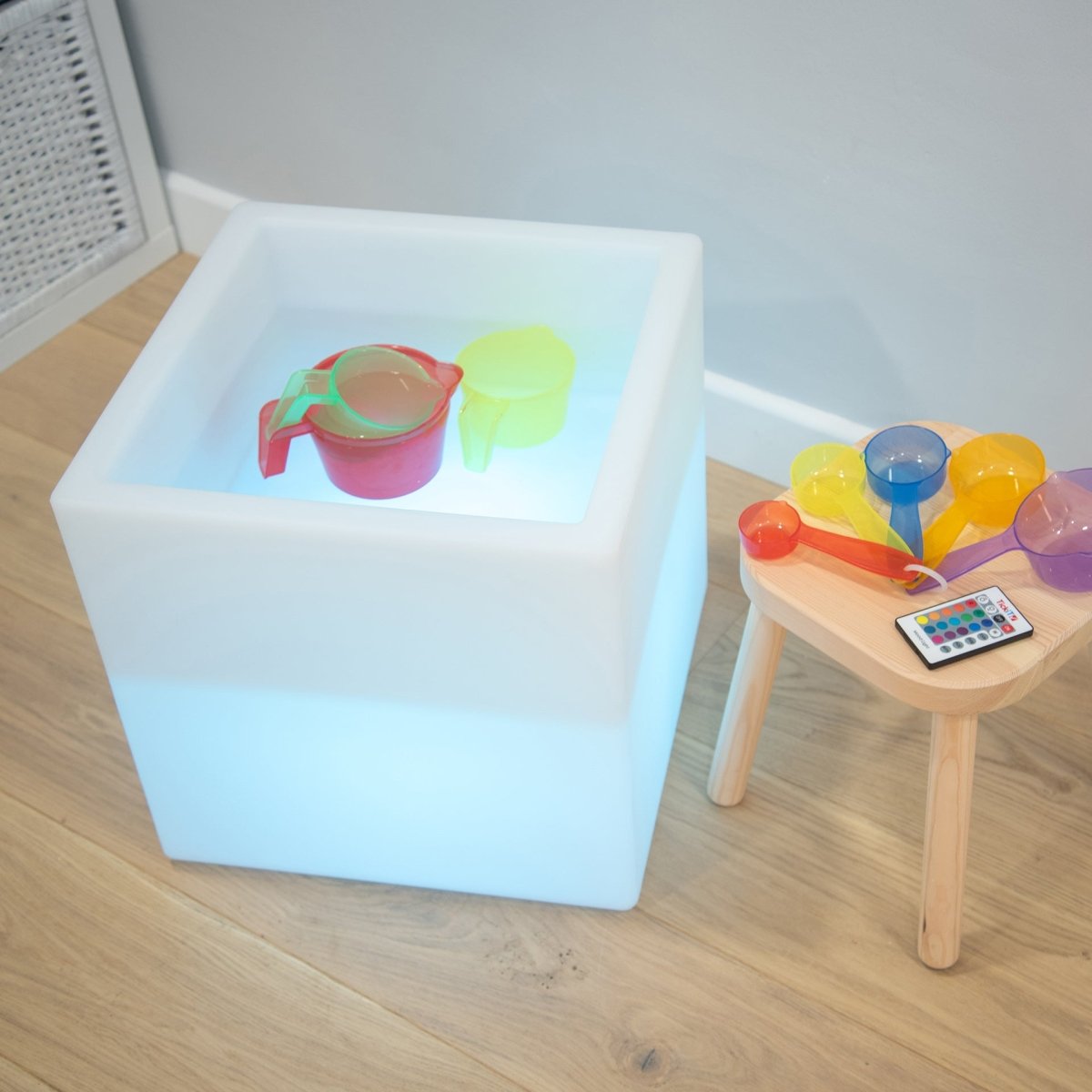 Sensory Glow Play Cube – Baby Toys & Activity Equipment for children, available at Learning Bugs UK