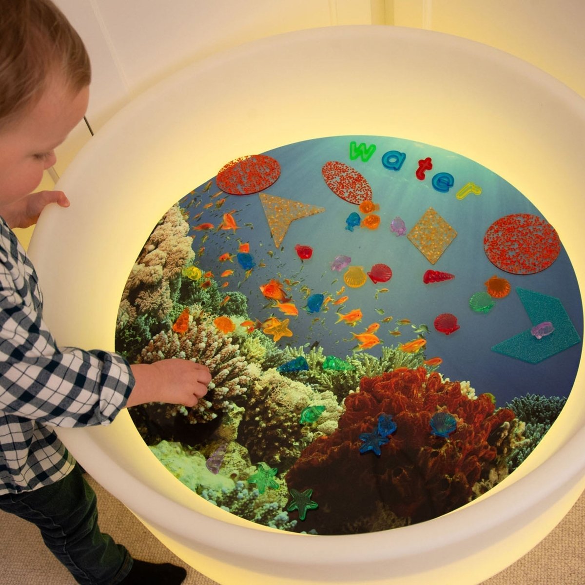 Discovery Glow Water Table – Baby Toys & Activity Equipment for children, available at Learning Bugs UK