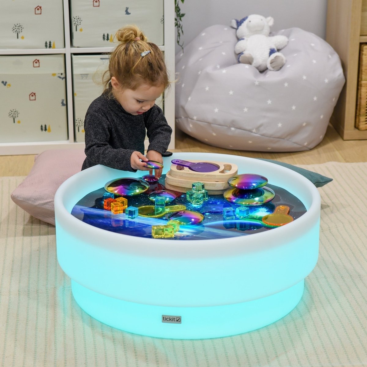 Discovery Glow Low Table – Baby Toys & Activity Equipment for children, available at Learning Bugs UK