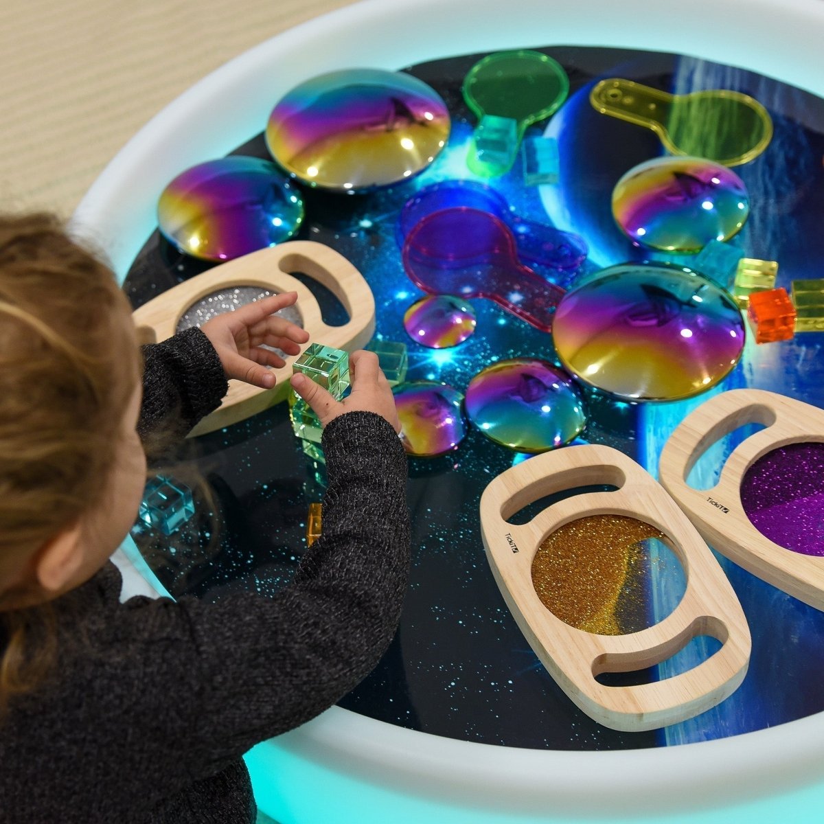 Discovery Glow Low Table – Baby Toys & Activity Equipment for children, available at Learning Bugs UK
