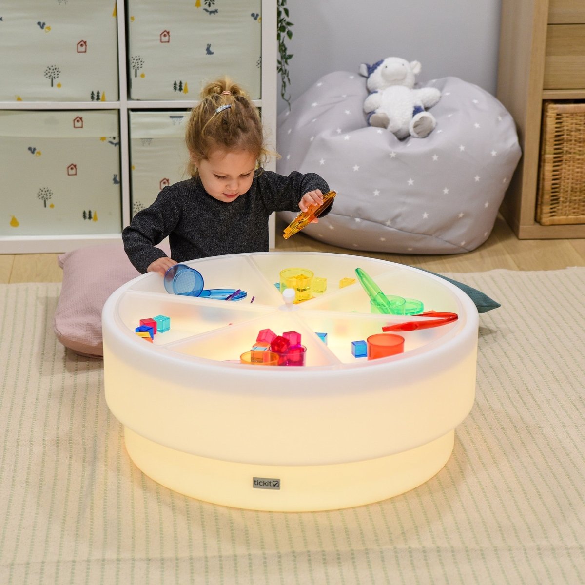 Discovery Glow Low Table – Baby Toys & Activity Equipment for children, available at Learning Bugs UK