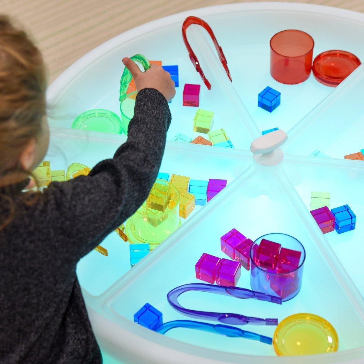Discovery Glow Low Table – Baby Toys & Activity Equipment for children, available at Learning Bugs UK