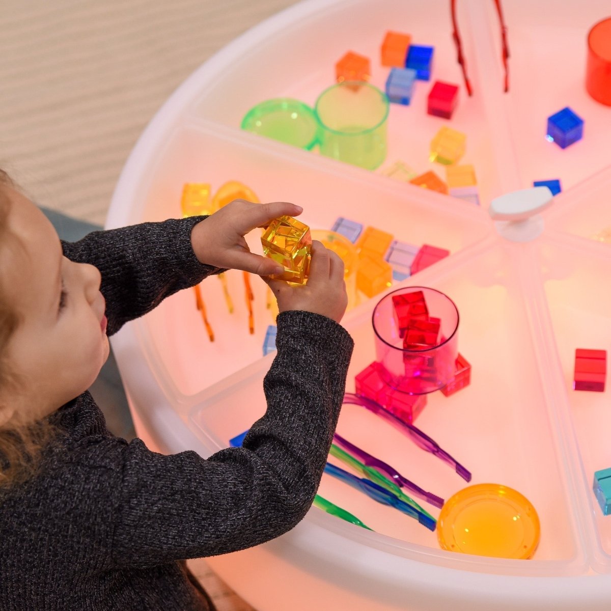 Discovery Glow Low Table – Baby Toys & Activity Equipment for children, available at Learning Bugs UK
