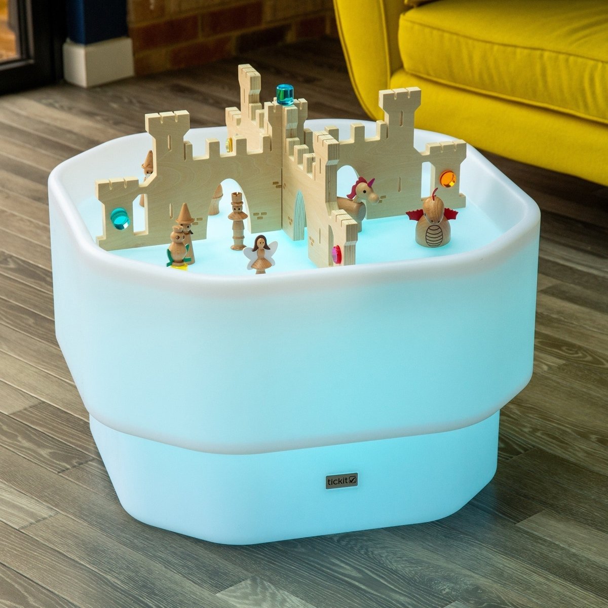 Discovery Glow Mini Tuff Table – Baby Toys & Activity Equipment for children, available at Learning Bugs UK