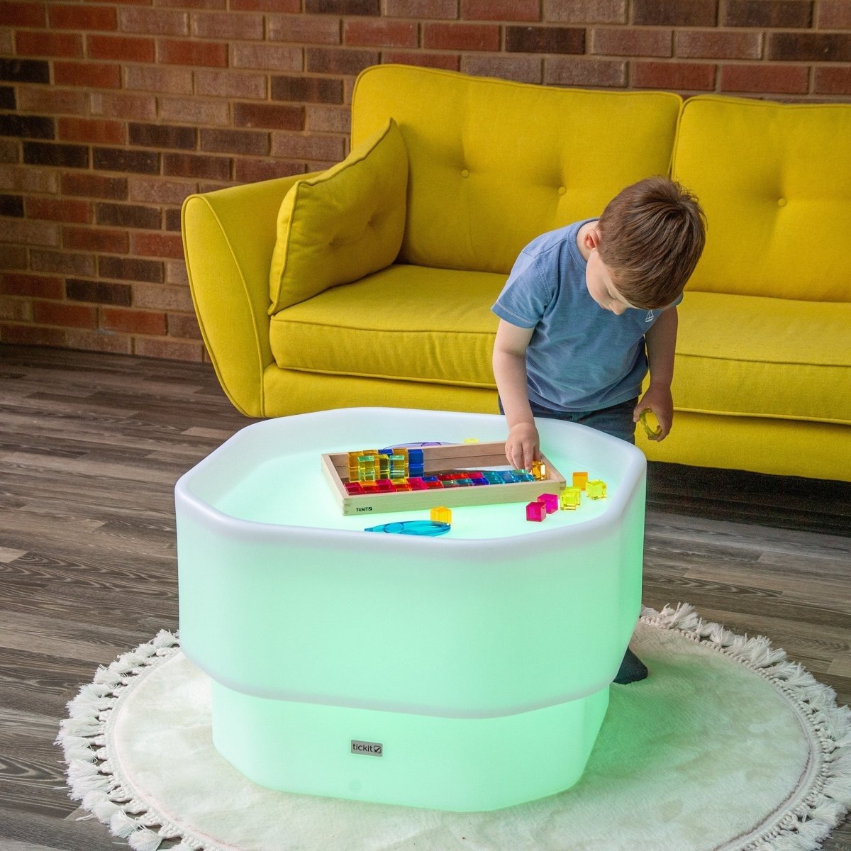 Discovery Glow Mini Tuff Table – Baby Toys & Activity Equipment for children, available at Learning Bugs UK