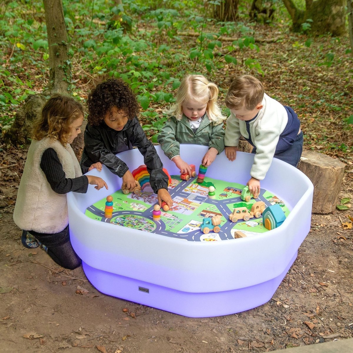 Discovery Glow Tuff Table – Baby Toys & Activity Equipment for children, available at Learning Bugs UK