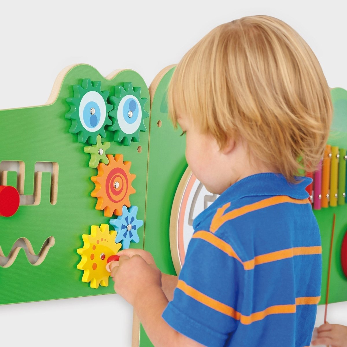 Crocodile Activity Wall Panels – Baby Toys & Activity Equipment for children, available at Learning Bugs UK