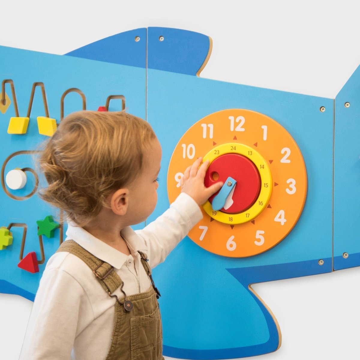 Aeroplane Activity Wall Panels – Baby Toys & Activity Equipment for children, available at Learning Bugs UK