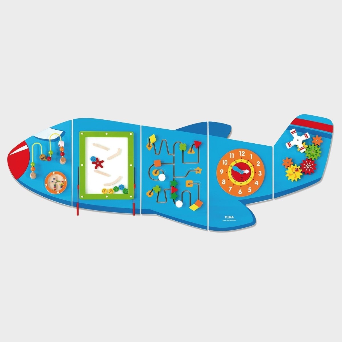 Aeroplane Activity Wall Panels – Baby Toys & Activity Equipment for children, available at Learning Bugs UK
