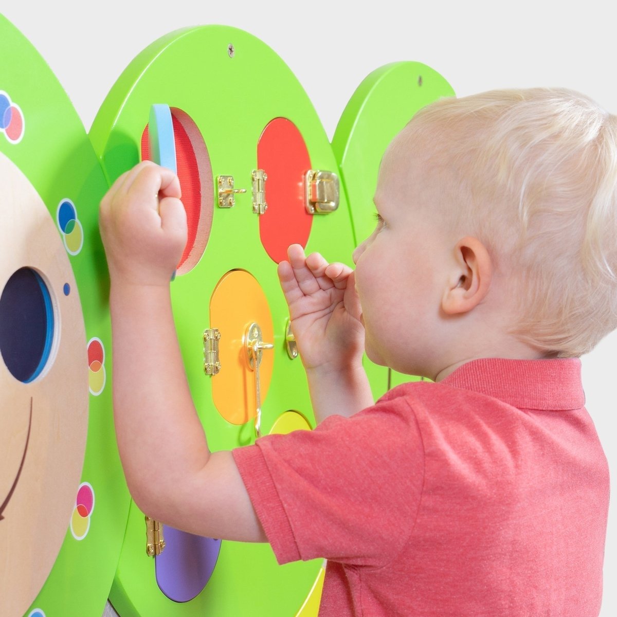 Caterpillar Activity Wall Panels – Baby Toys & Activity Equipment for children, available at Learning Bugs UK