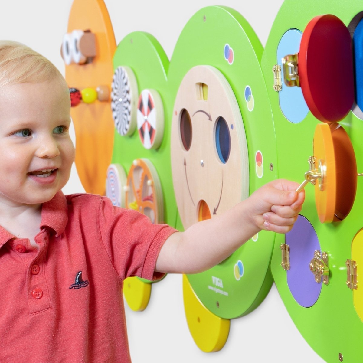 Caterpillar Activity Wall Panels – Baby Toys & Activity Equipment for children, available at Learning Bugs UK