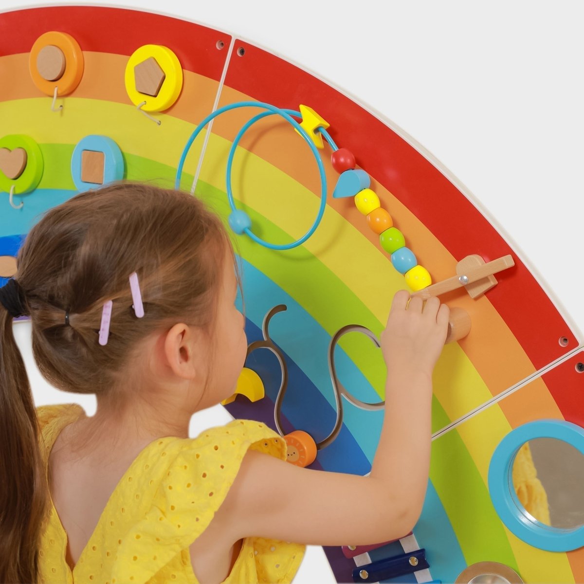 Rainbow Activity Wall Panels – Baby Toys & Activity Equipment for children, available at Learning Bugs UK