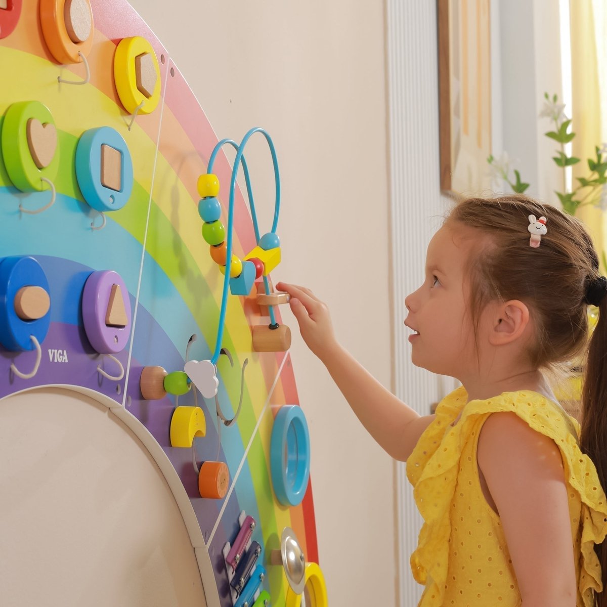 Rainbow Activity Wall Panels – Baby Toys & Activity Equipment for children, available at Learning Bugs UK