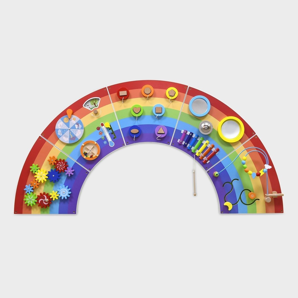 Rainbow Activity Wall Panels – Baby Toys & Activity Equipment for children, available at Learning Bugs UK