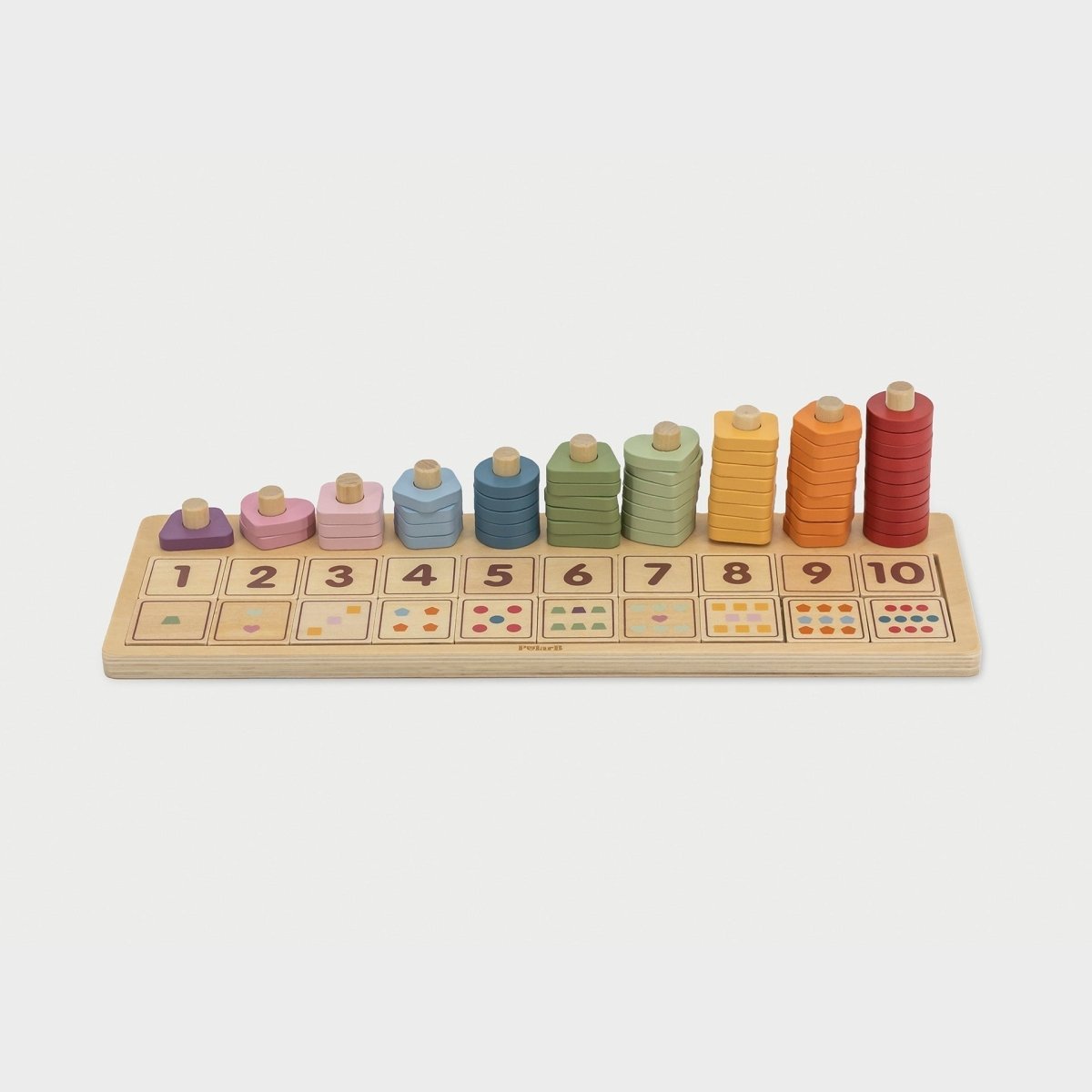 Wooden Count & Match Board – Baby Toys & Activity Equipment for children, available at Learning Bugs UK