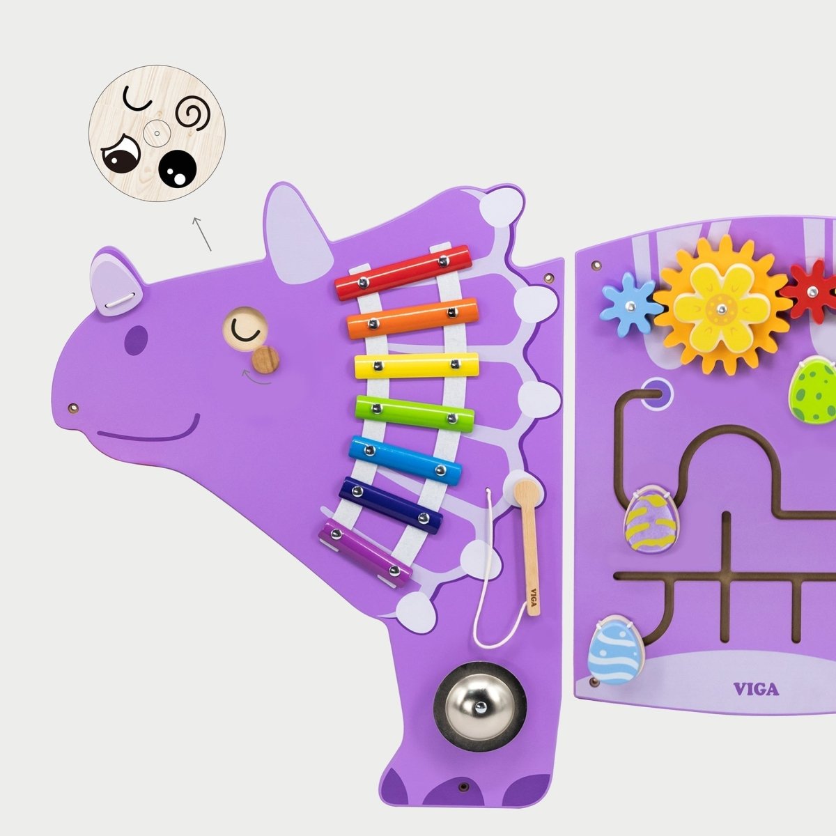 Dinosaur Activity Wall Panels – Baby Toys & Activity Equipment for children, available at Learning Bugs UK