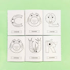 Alphabet Animal Colouring Book by The Jam Tart - Learning Bugs UK