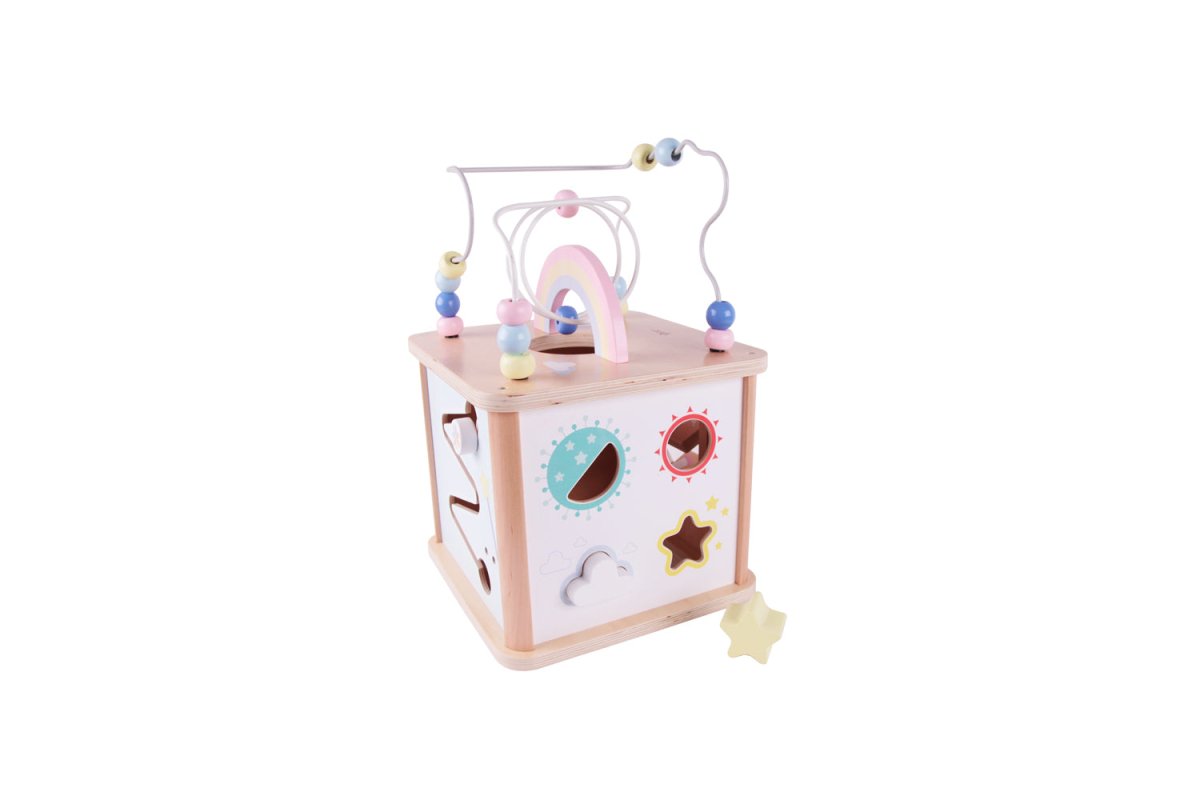 Classic World Dream Activity Cube by Classic World Toys - Learning Bugs UK