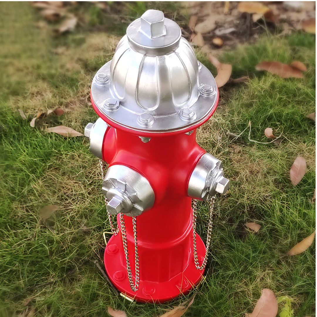 Choies Dog Fire Hydrant Statue with 4 Stake,Puppy Pee Post Training Statue