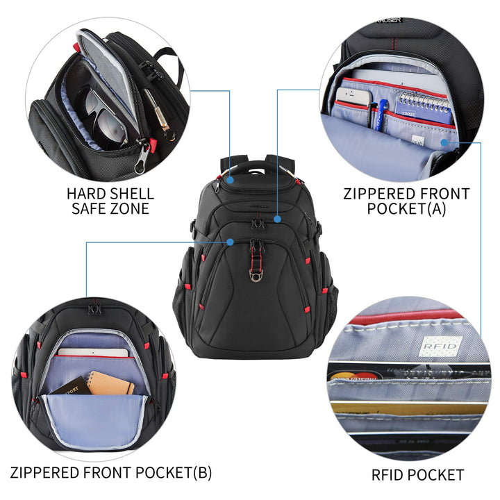 17.3" XL Waterproof Laptop Backpack