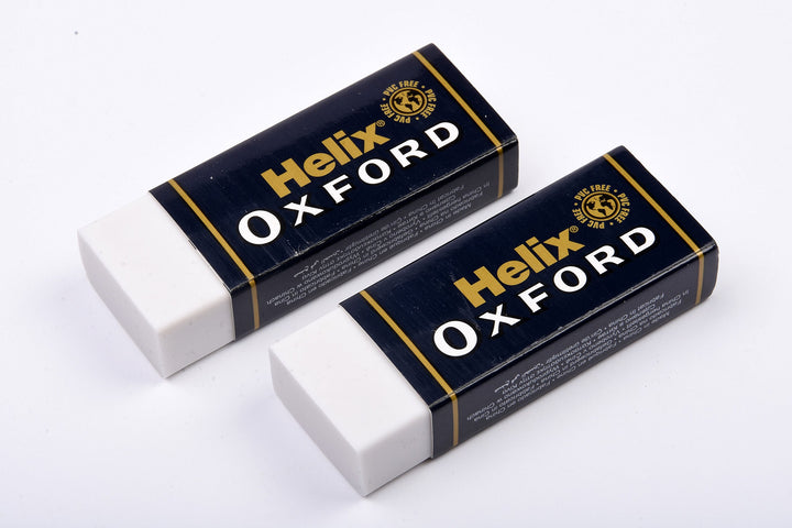 Oxford Twin Pack of Erasers, Oxford Blue, Large