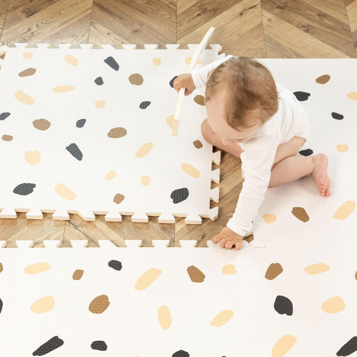 Stylish Baby Foam Play Mat Tiles Confetti Design