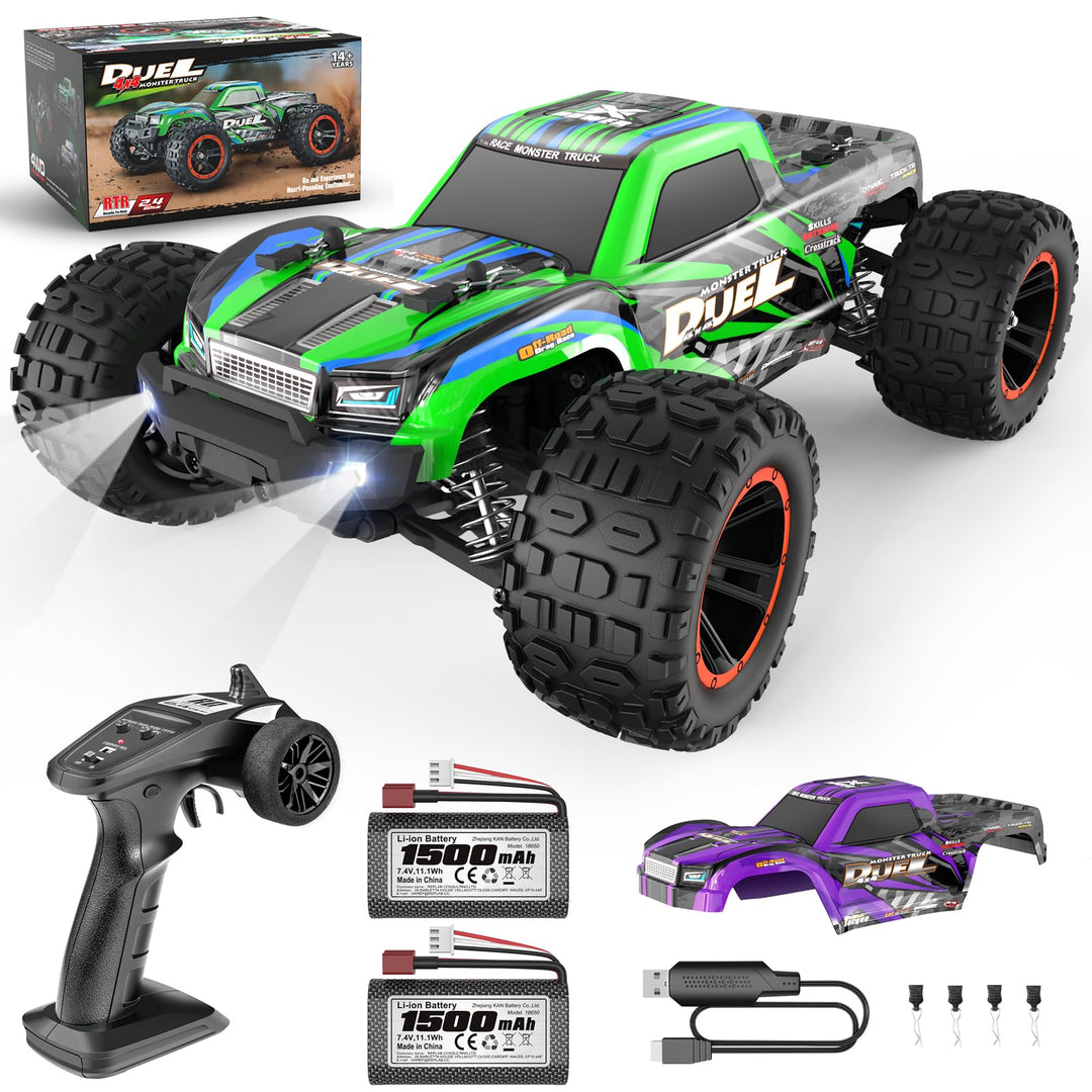 HAIBOXING RC Cars, 1:14 Remote Control Car for Adults Kids,39+KPH Hobby Electric RC Monster Truck