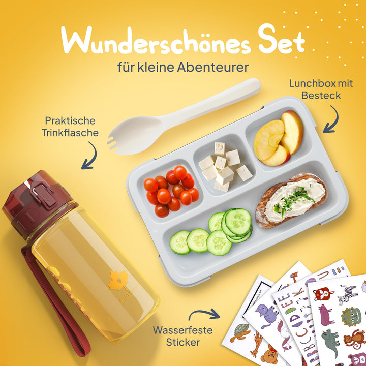 Kids' Lunch Box Set with Drinking Bottle