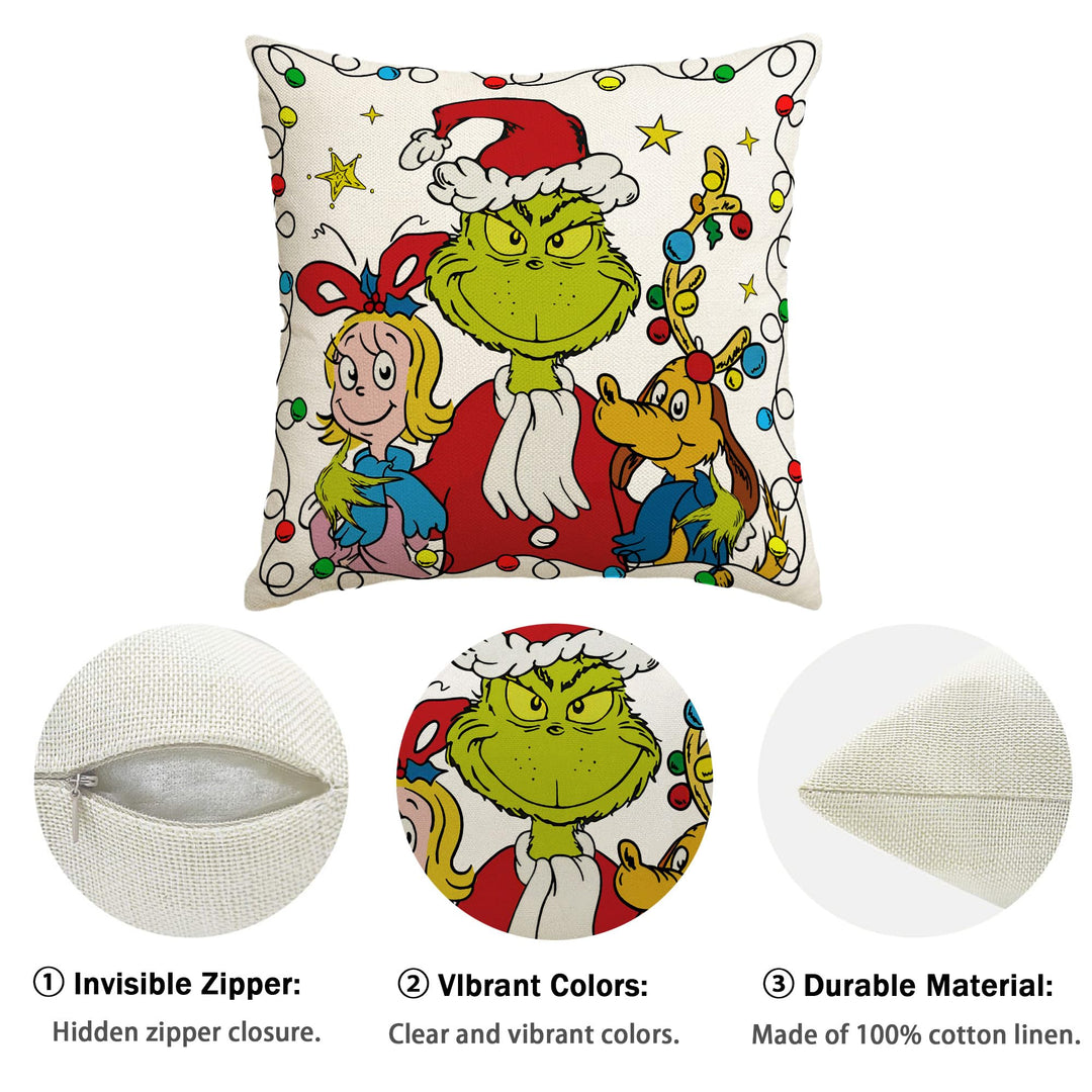 Christmas Pillow Cover & Winter Decor