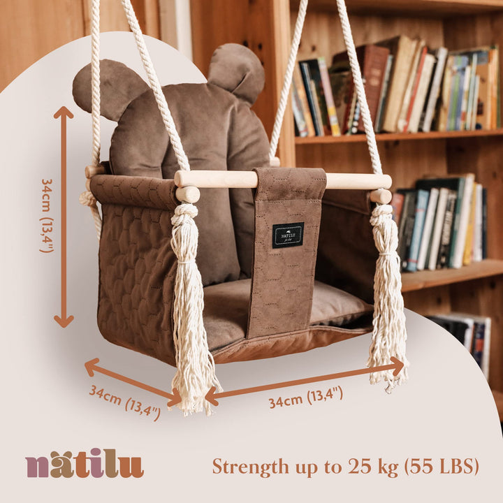 Wooden swing indoor outdoor Children's swing