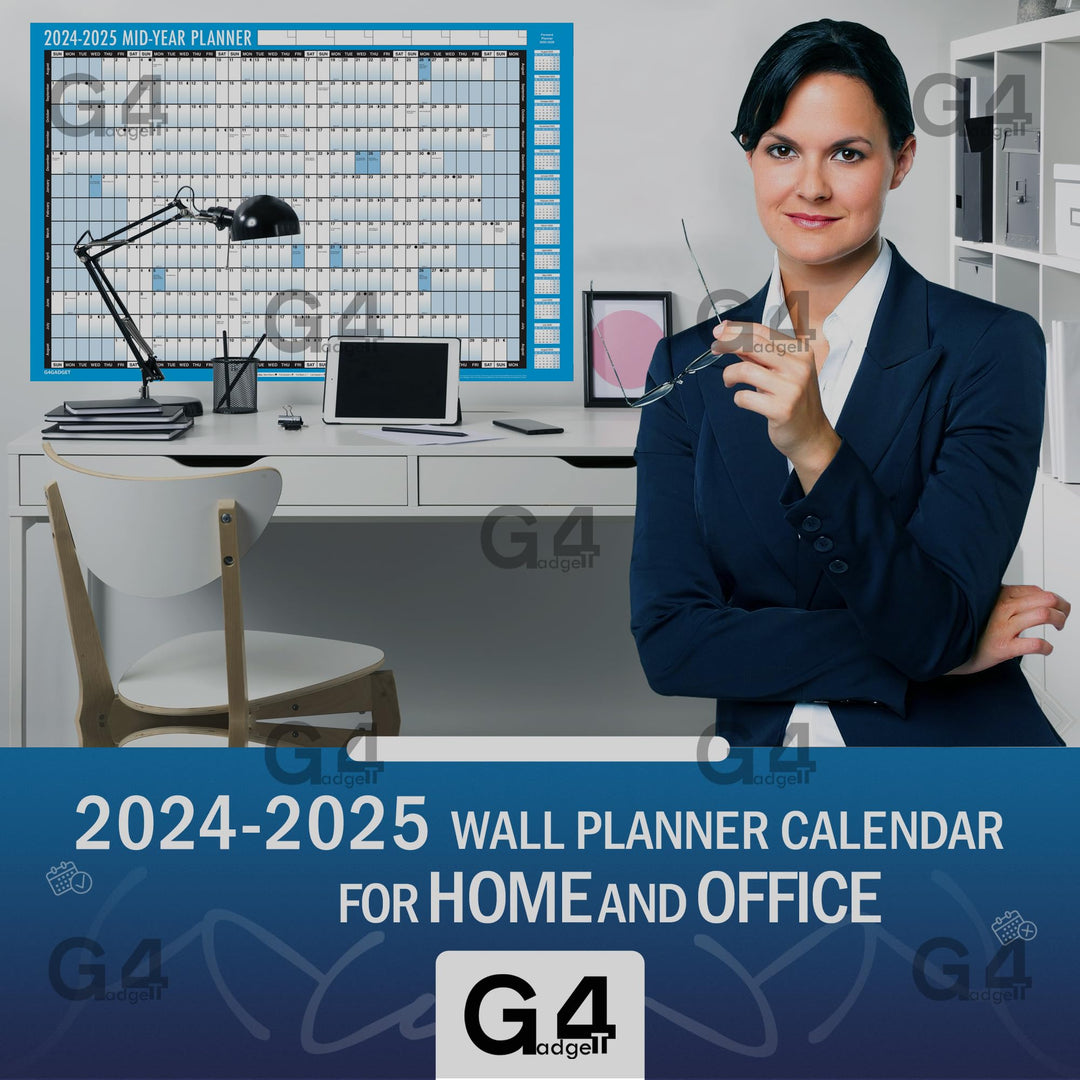 A1 Academic Mid-Year Planner 2024-2025 | 13-Month Calendar