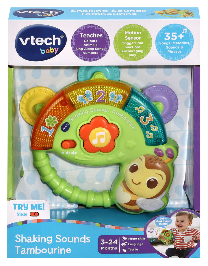 Interactive Tambourine with Lights & Sounds for Babies