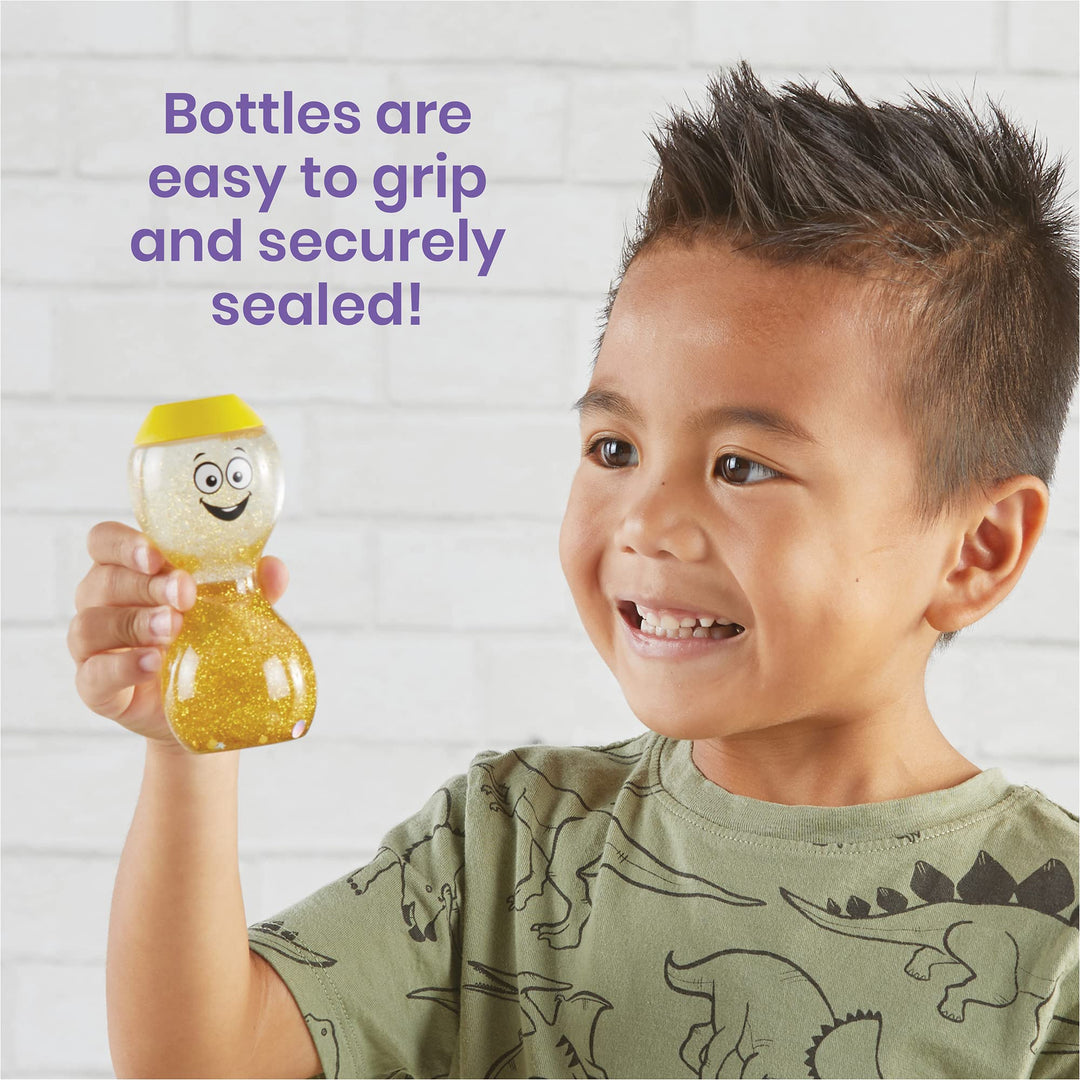 Learning Resources Express Your Emotions Sensory Bottles, Toddler Sensory Toys