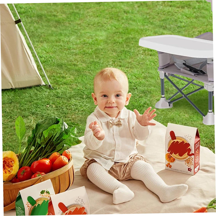 Portable ＆ Foldable High Chair with Safety Belt