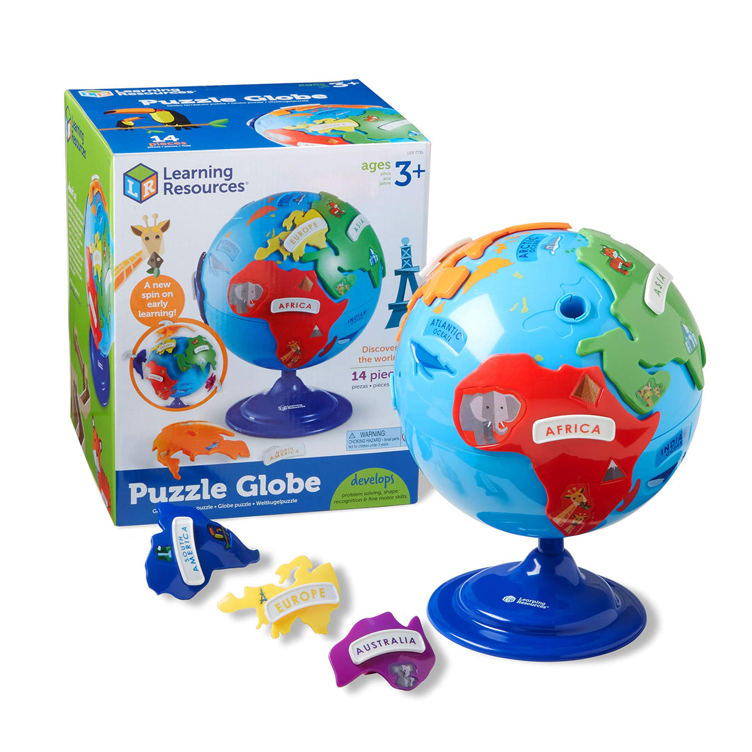 Educational Spinning Globe for Kids