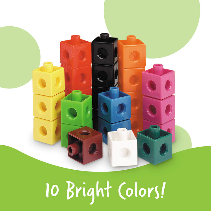 100 Snap Cubes - Educational Math Toy for Kids (Ages 5+)