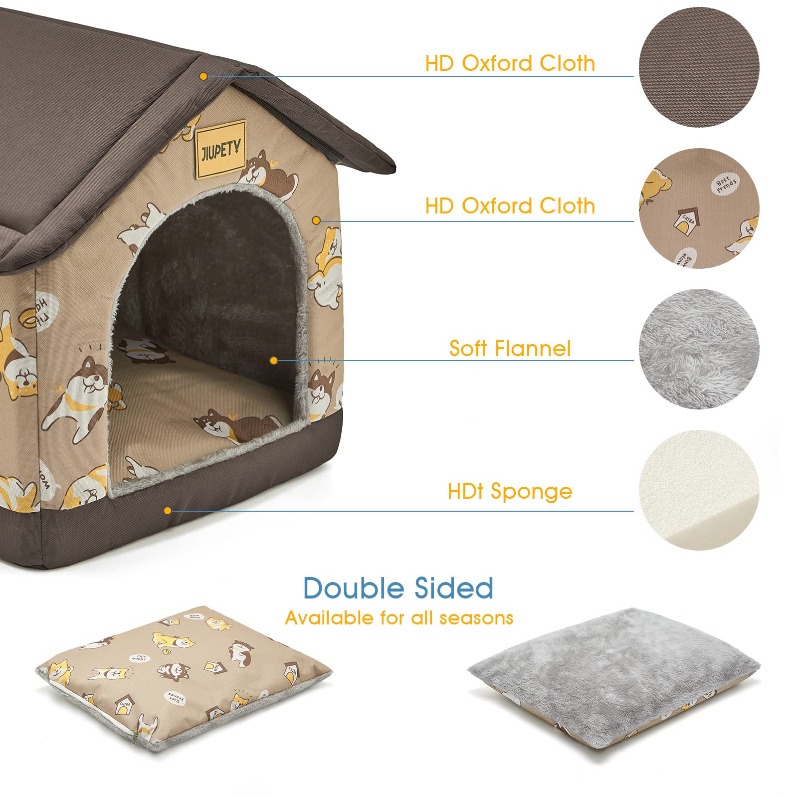 Cloth dog house best sale