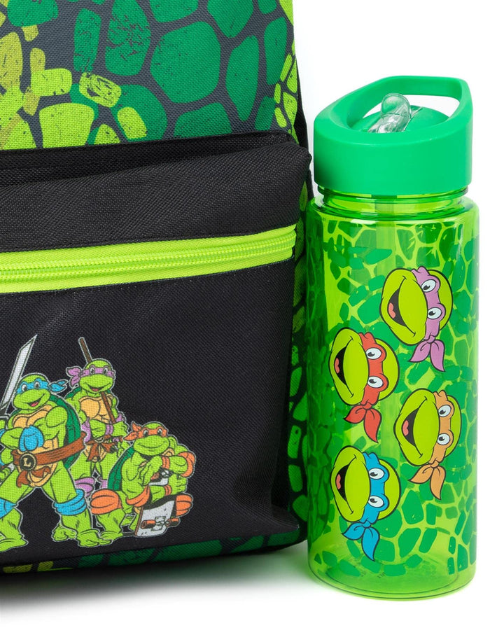 Boys 4-Piece Backpack Set | Green TMNT Bundle