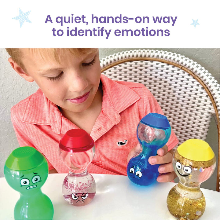 Learning Resources Express Your Emotions Sensory Bottles, Toddler Sensory Toys