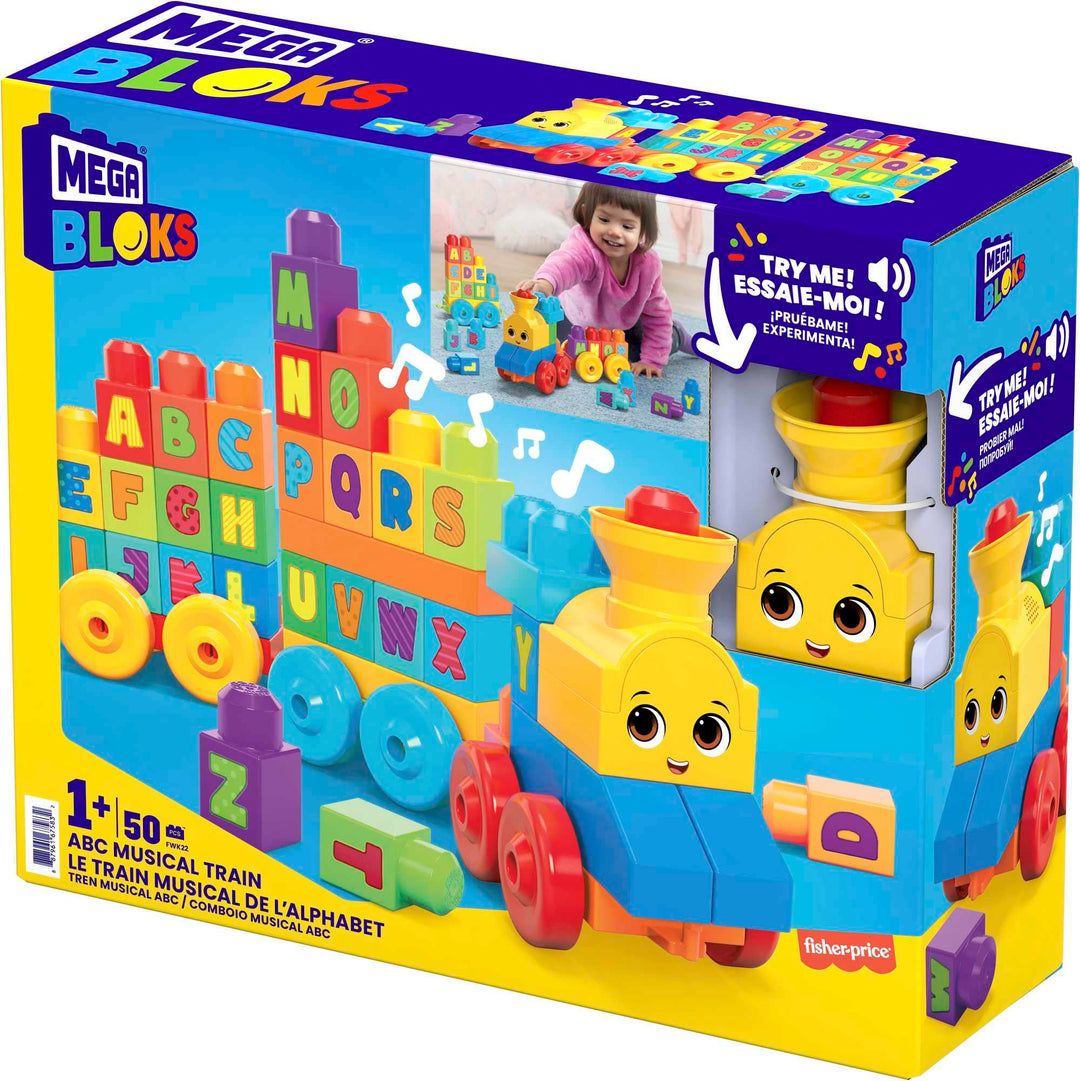 MEGA BLOKS Fisher-Price ABC Blocks Building Toy