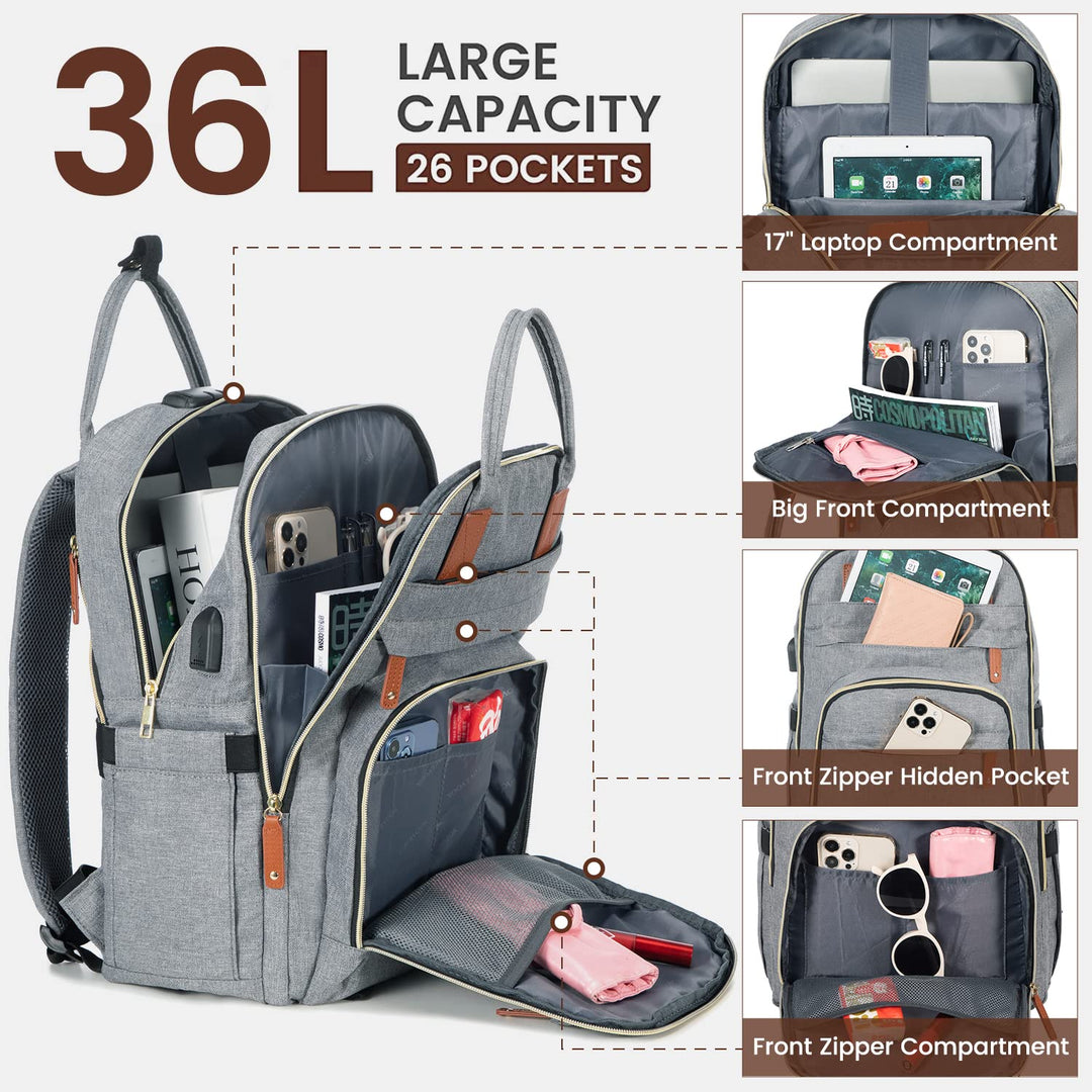 15.6" Anti-Theft Women's Laptop Backpack