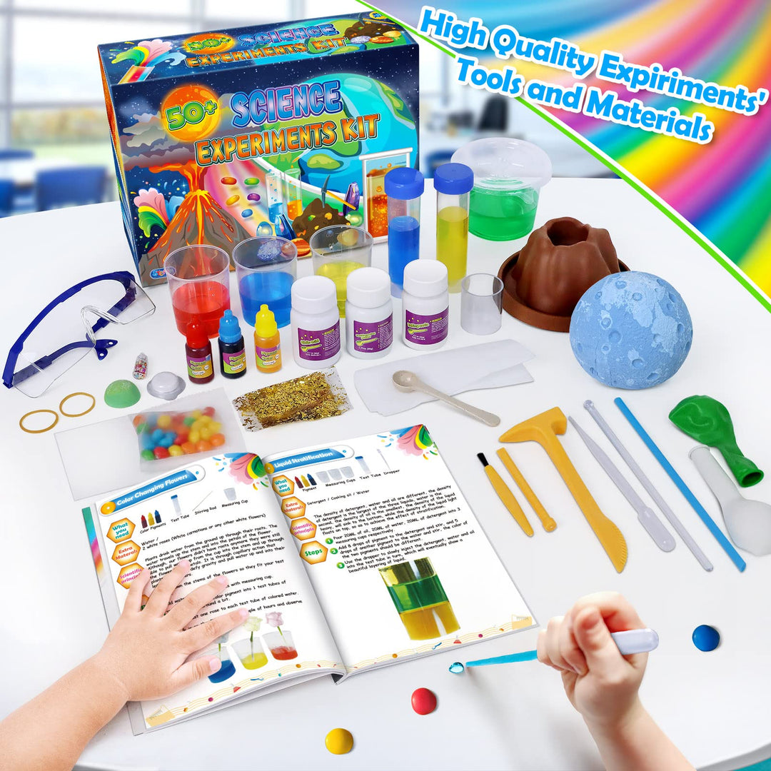 STEM Science Lab Kit: 50+ Experiments for Kids