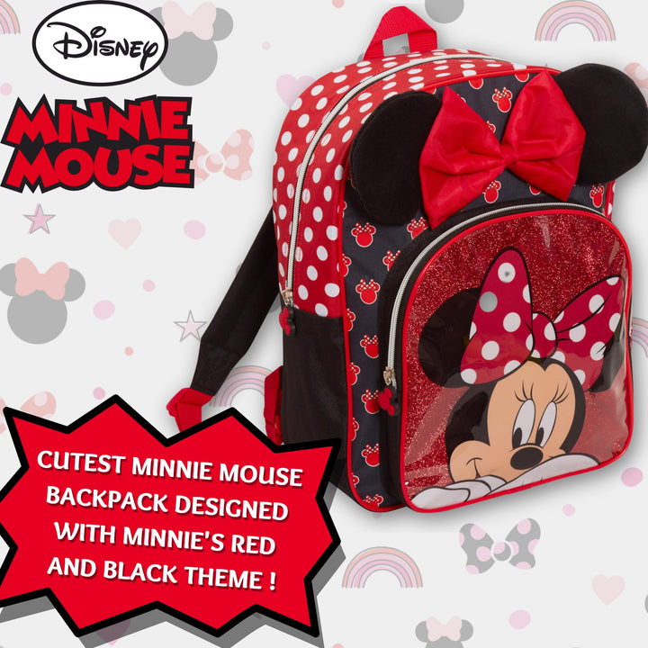 Minnie Mouse Kids Backpack & Lunch Bag Set