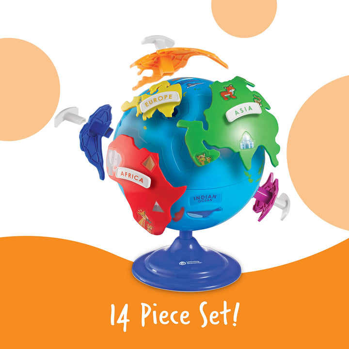 Educational Spinning Globe for Kids