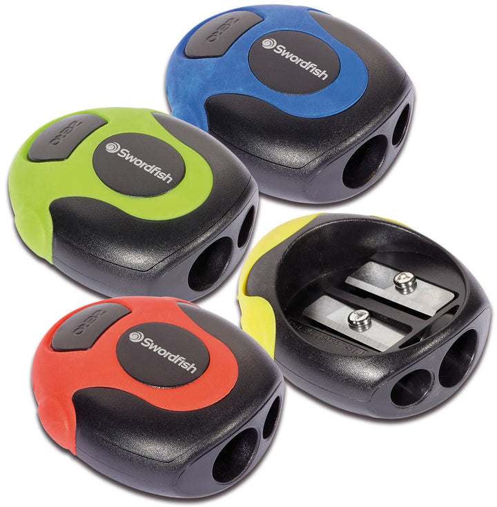 Twin Soft Grip Pencil Sharpener