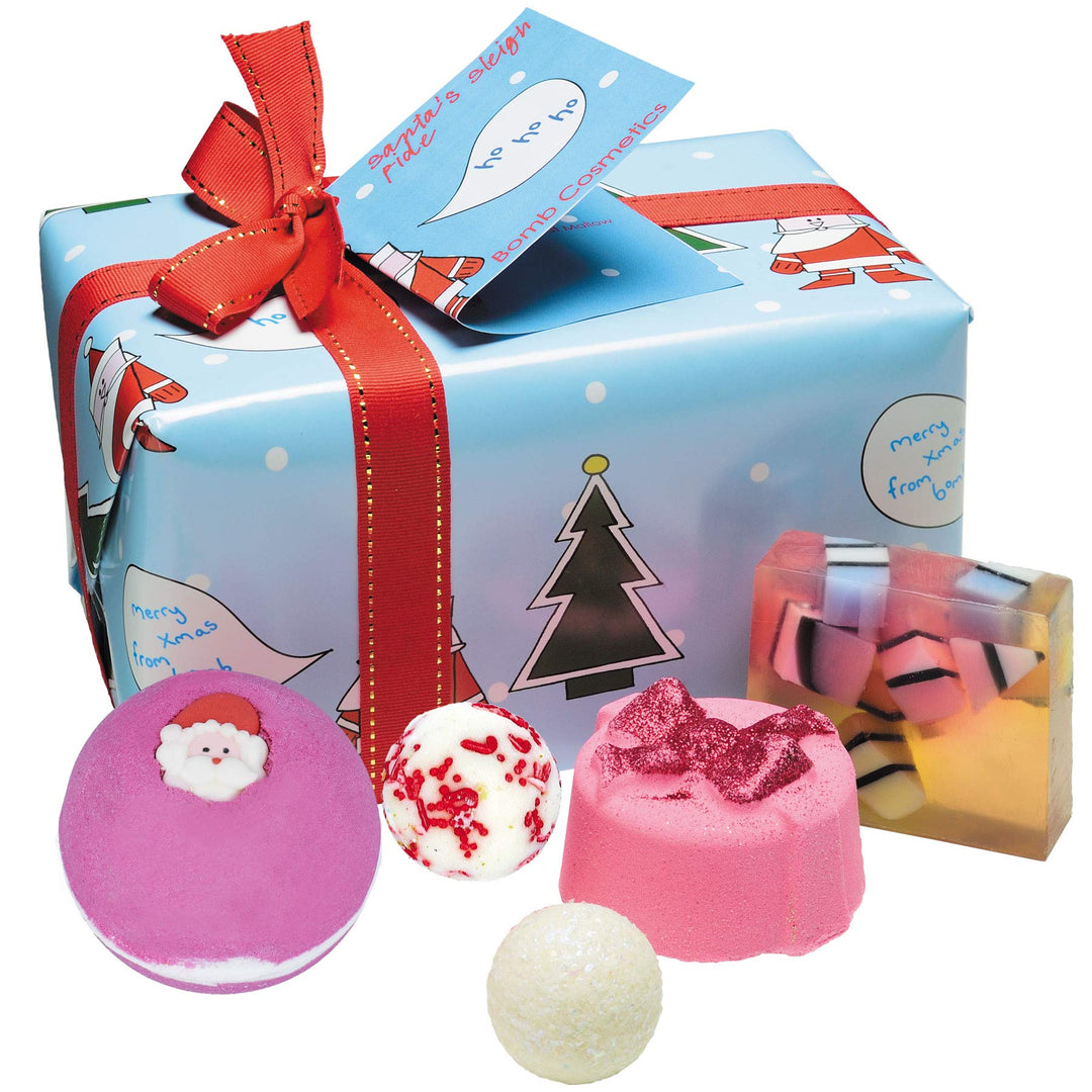 Bomb Cosmetics Santa's Sleigh Ride Bath Gift Set